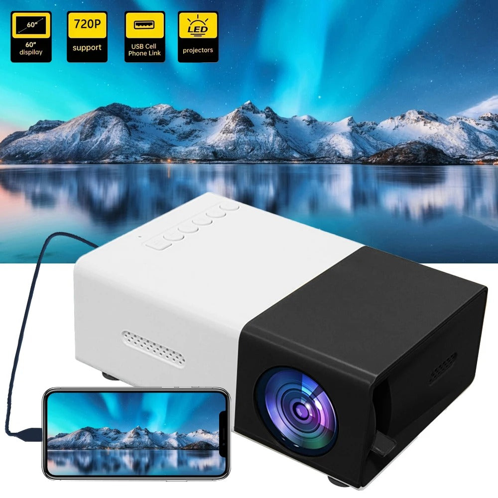 Portable Wired Projector Mobile Phone