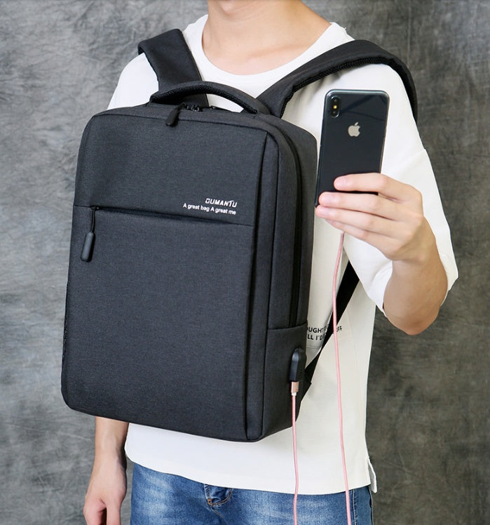 Mochila para portátil recargable, impermeable y resistente a golpes
