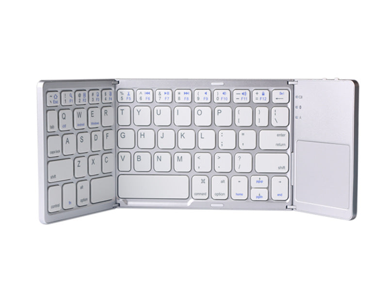 Ultra-Thin Folding Bluetooth Keyboard | Tablet & Phone