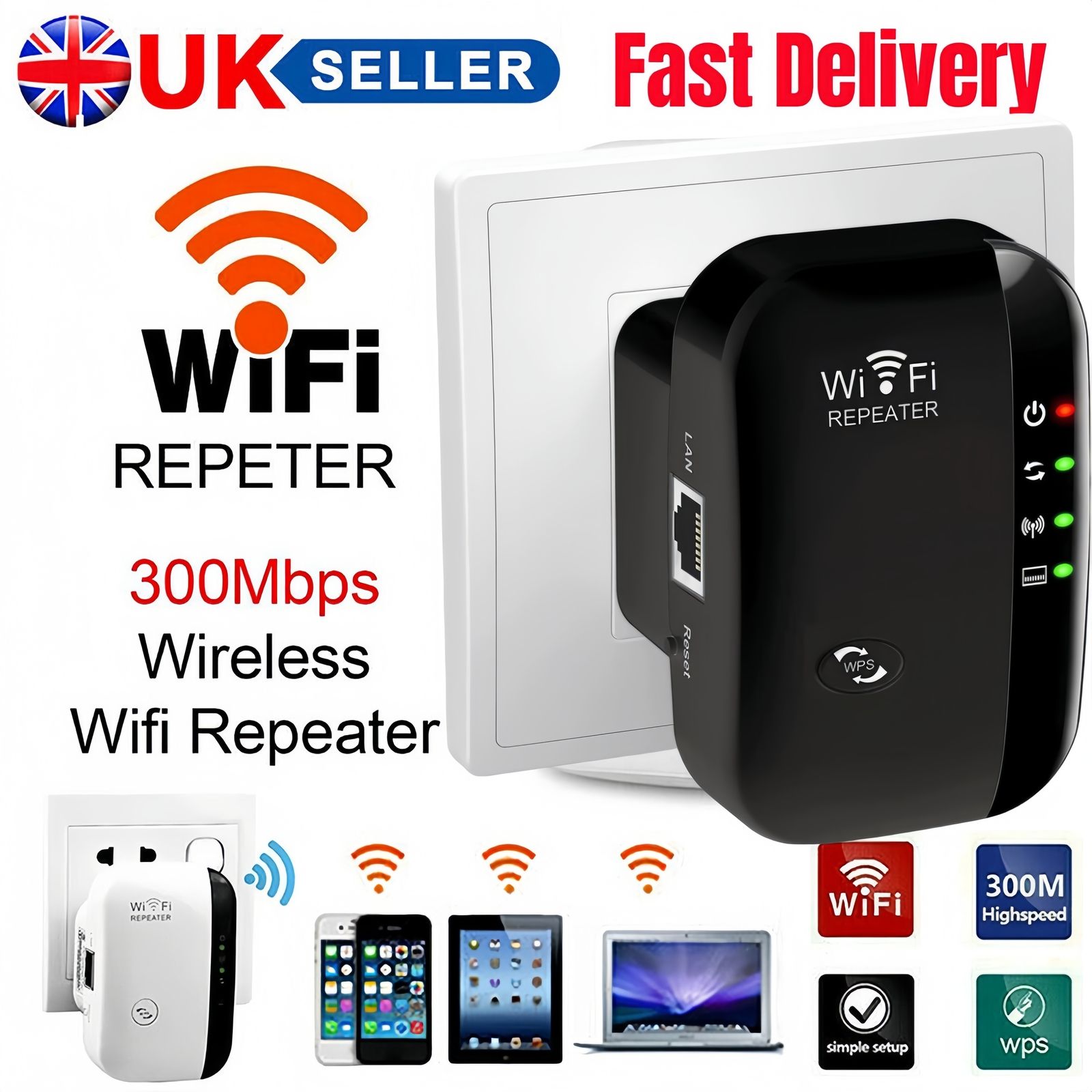 Wifi Repeater Wireless Signal Amplifier Extended Network Enhancer