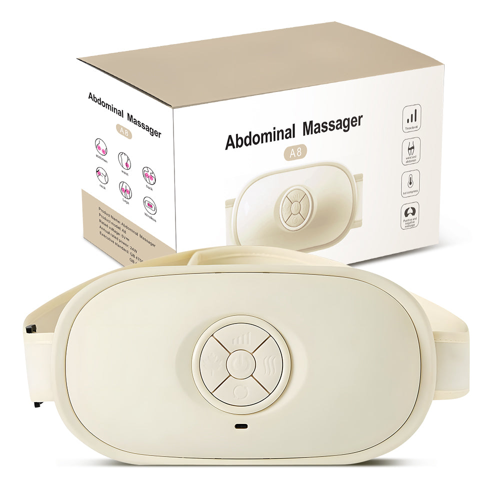 Masajeador de calefacción inteligente Masajeador abdominal con simulación de mano humana Terapia de calor con luz roja Uso doméstico portátil Elección de regalo ideal