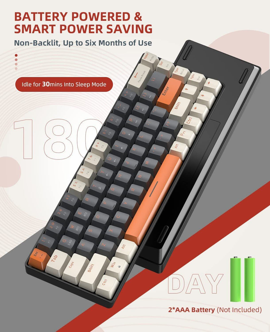 Wireless Bluetooth Mechanical Keyboard